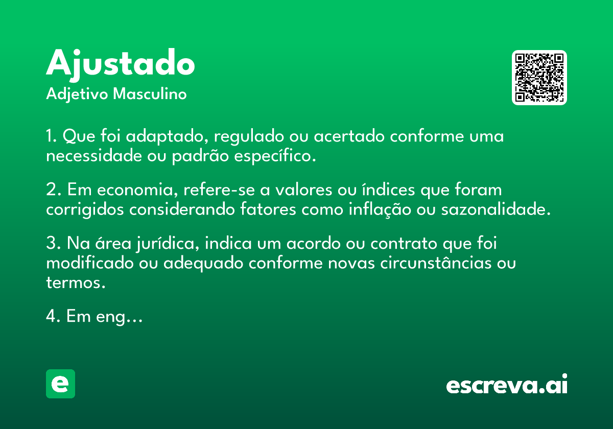ajustado