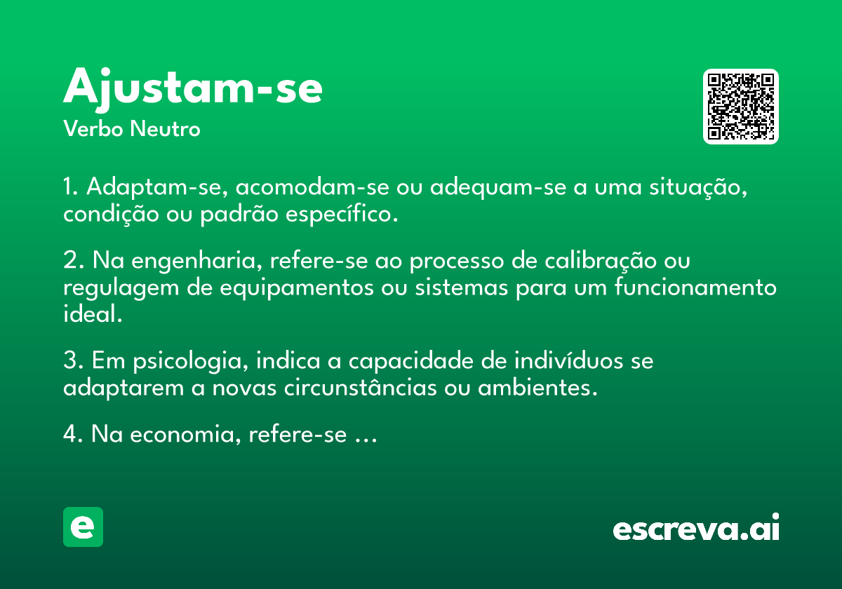ajustam-se