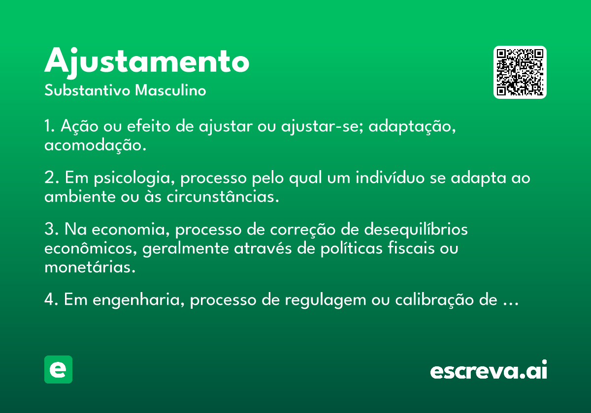 ajustamento