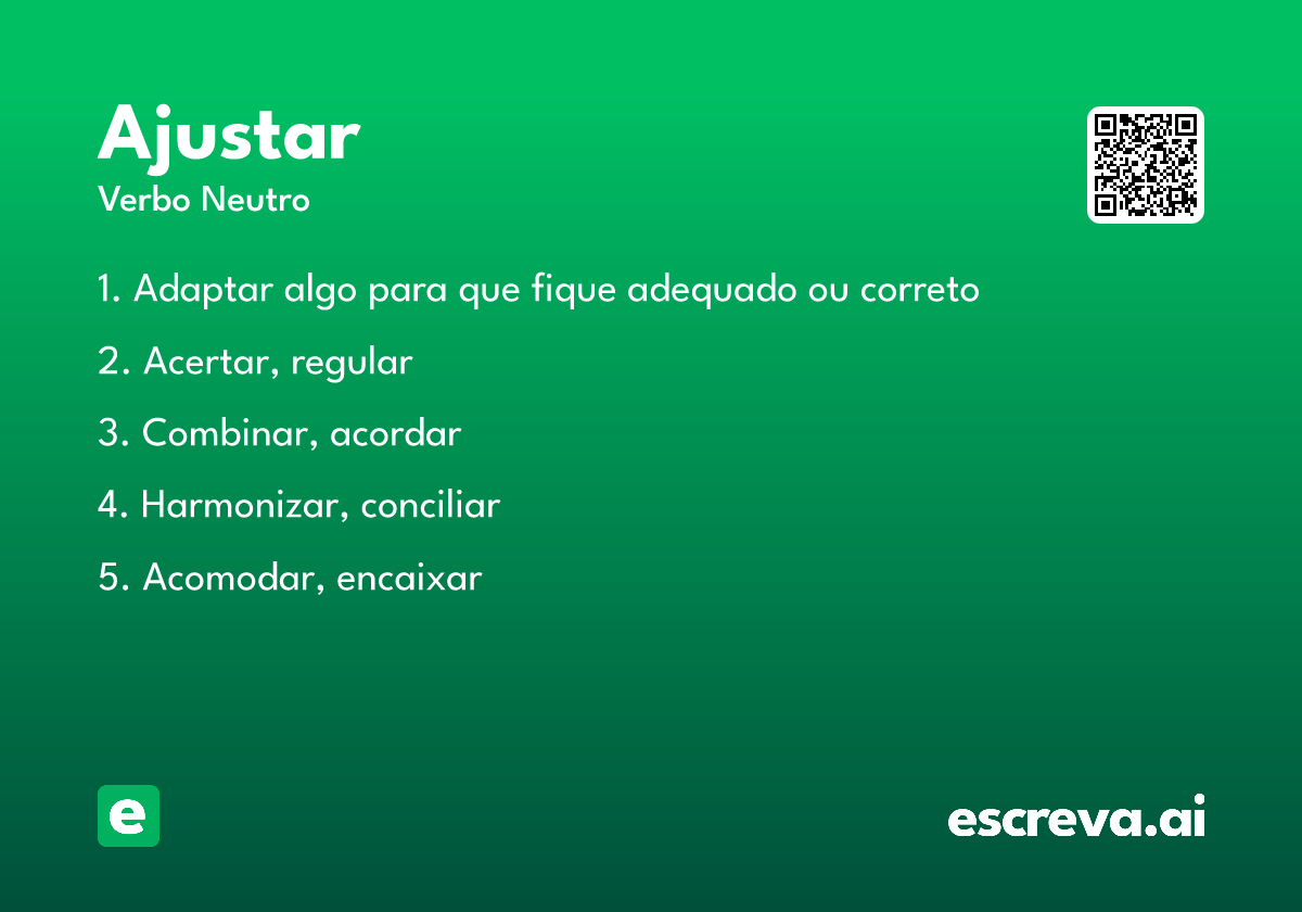 ajustar