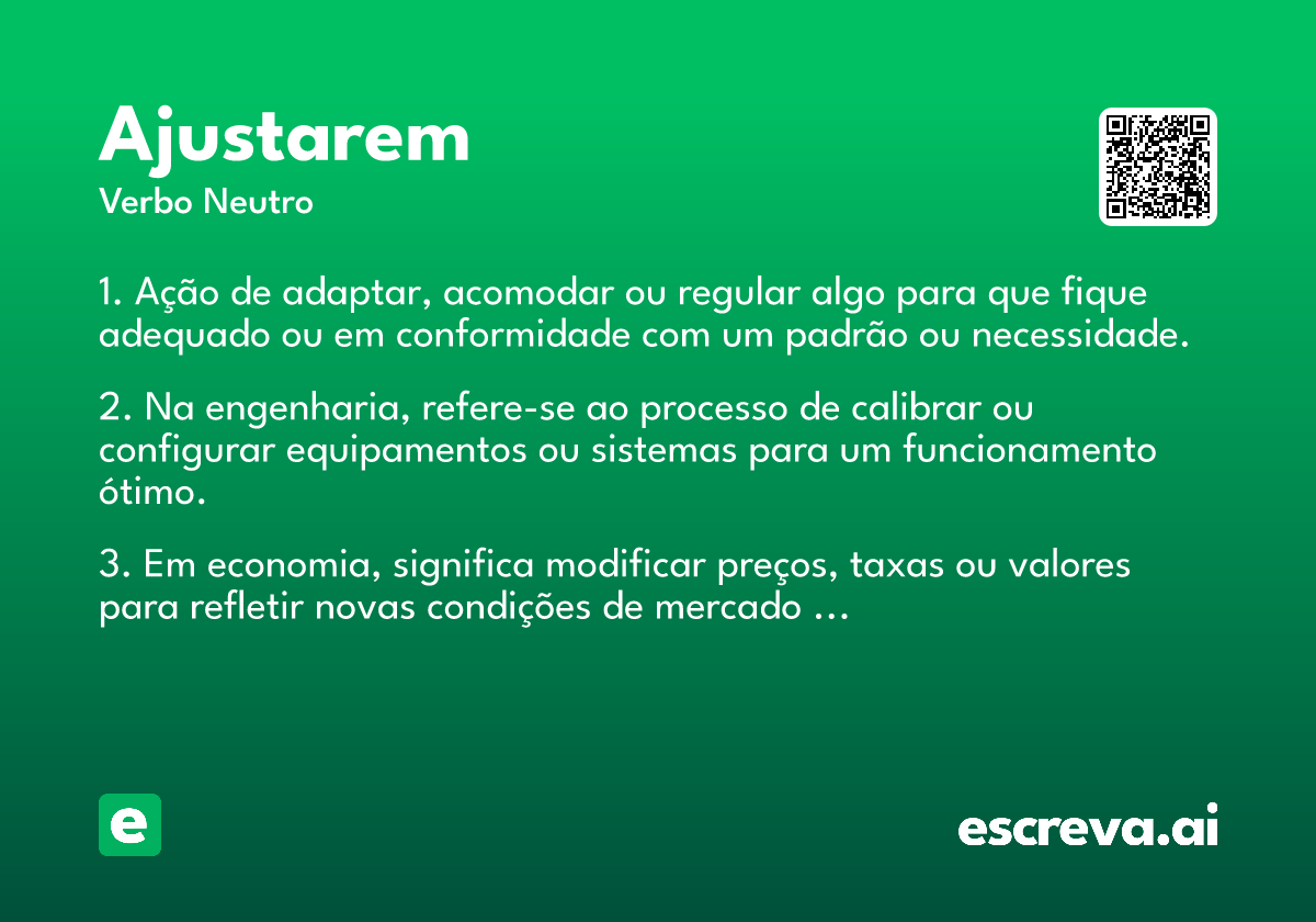 ajustarem
