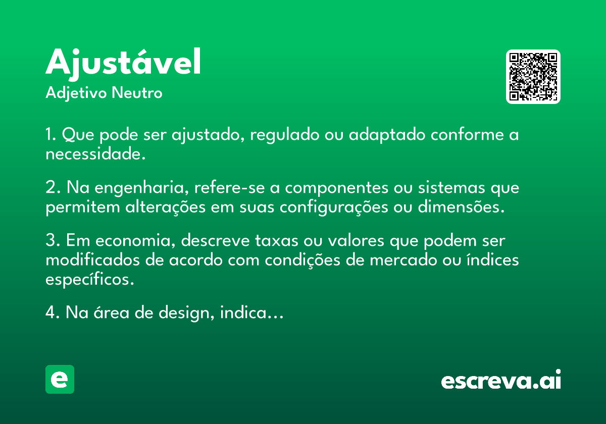 ajustável