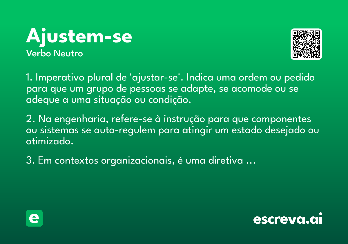 ajustem-se