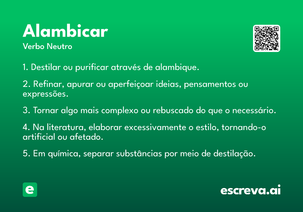 alambicar