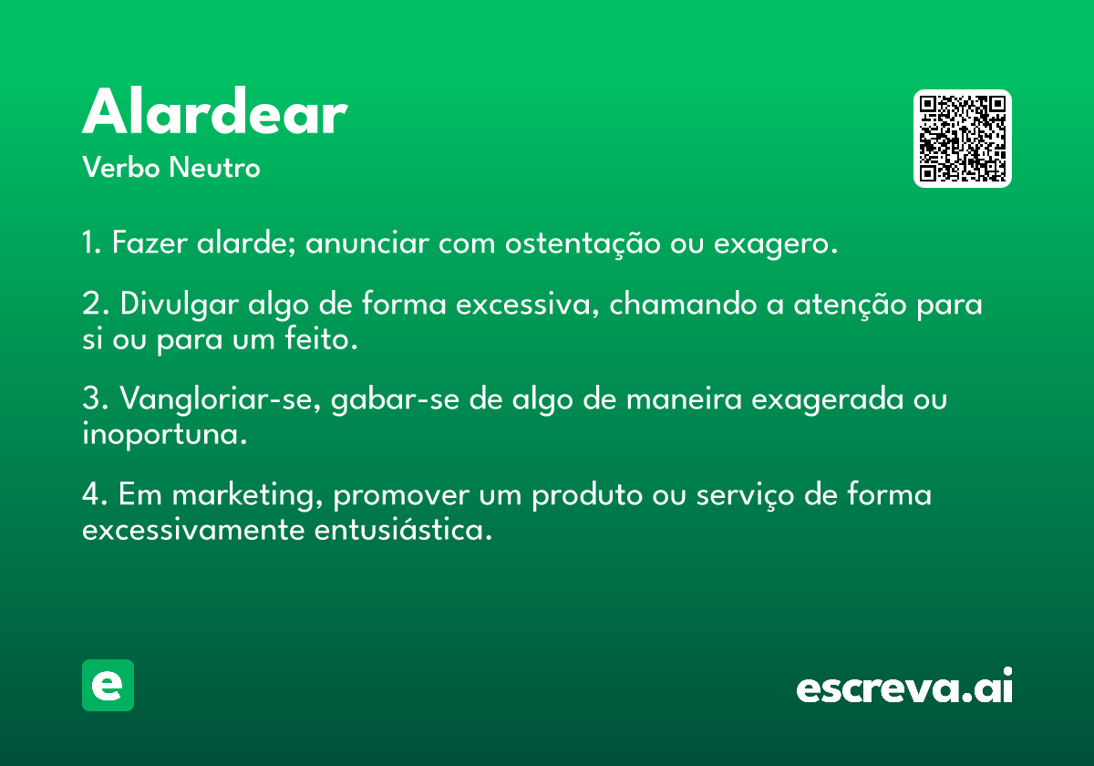 alardear
