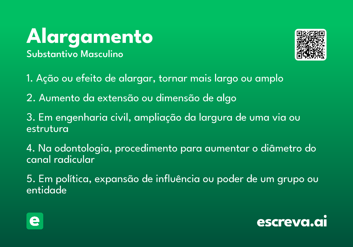 alargamento