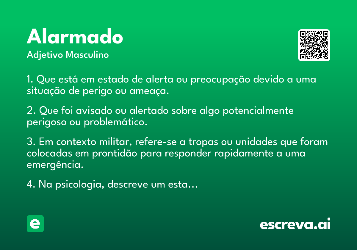 alarmado