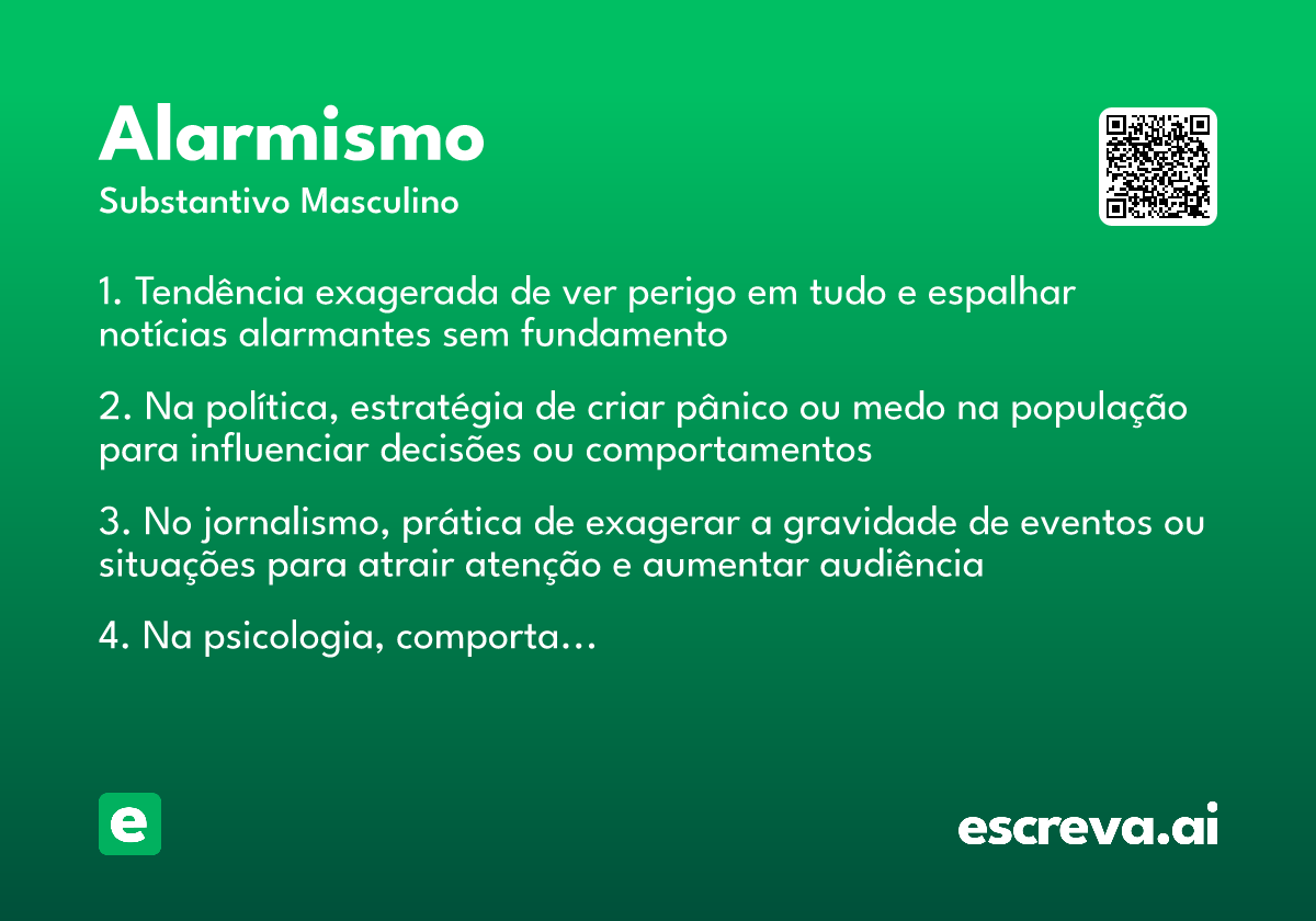 alarmismo