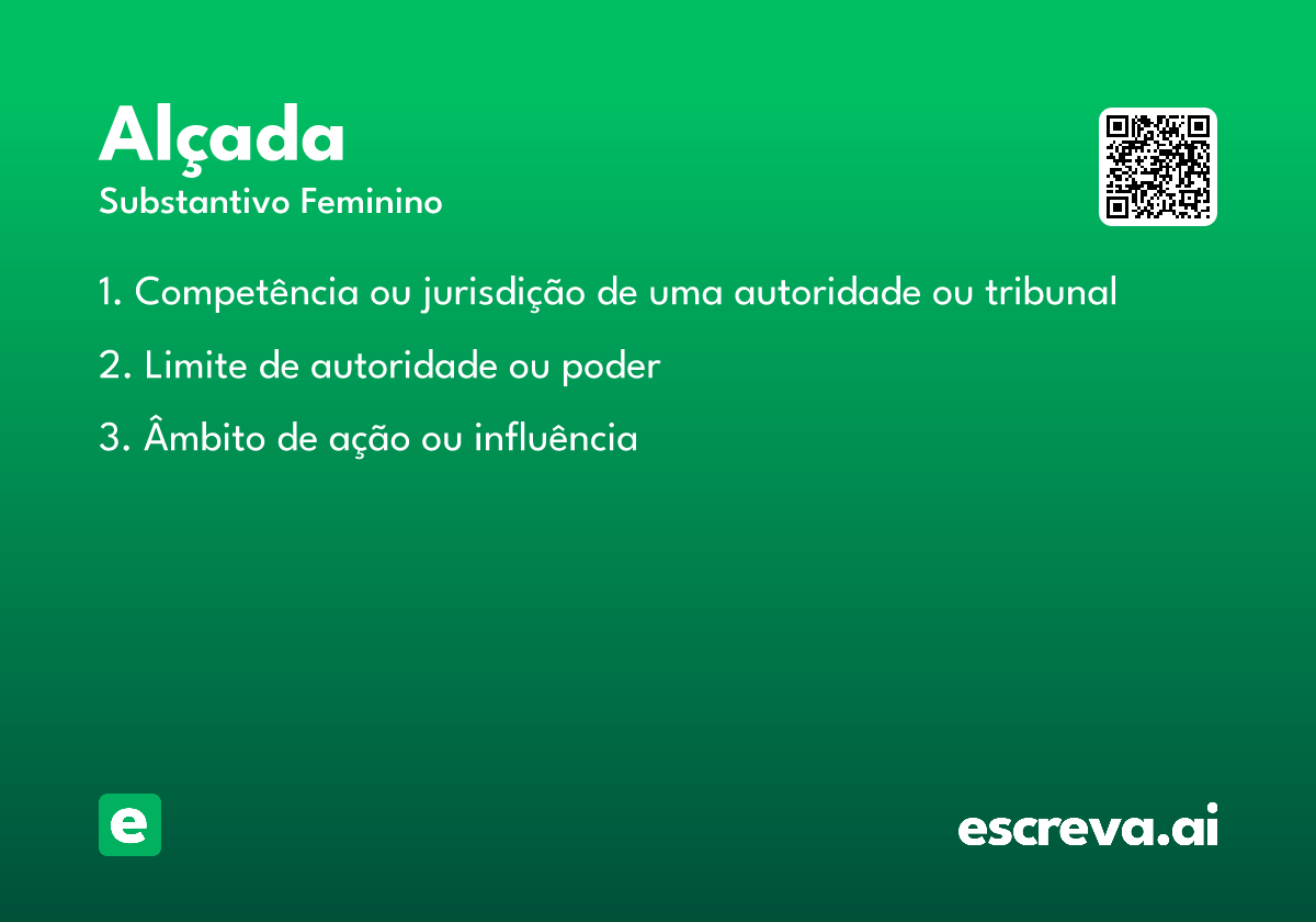 alçada