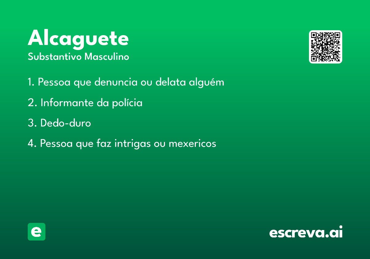 alcaguete
