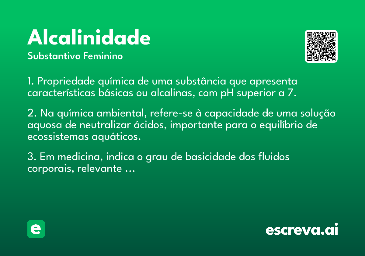 alcalinidade
