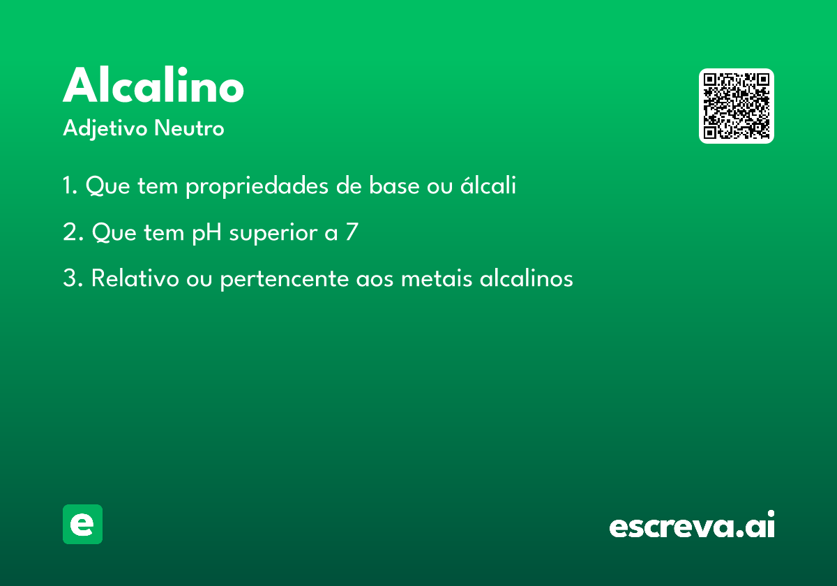 alcalino