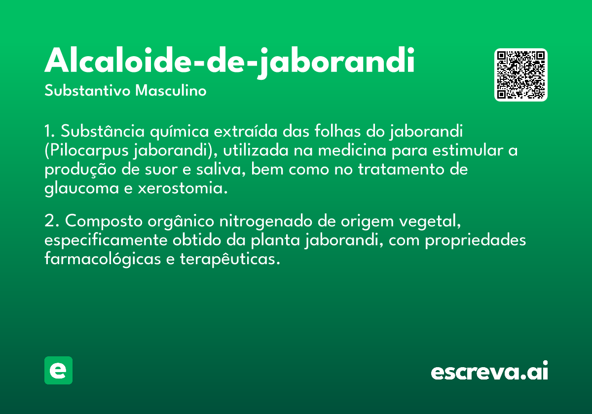 alcaloide-de-jaborandi