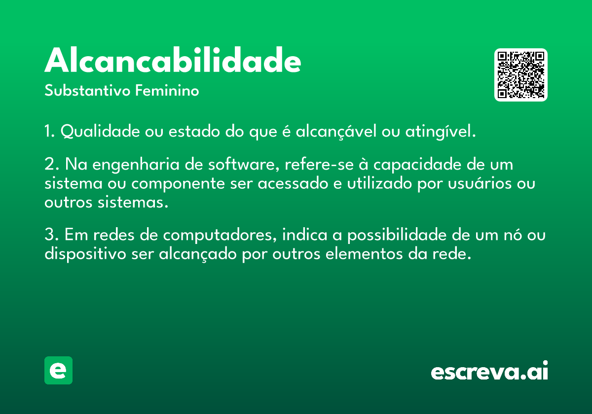 alcancabilidade