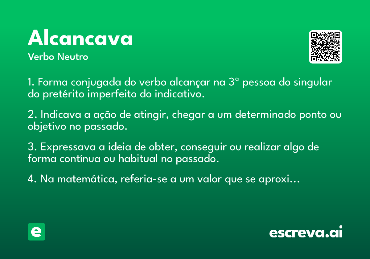 alcancava