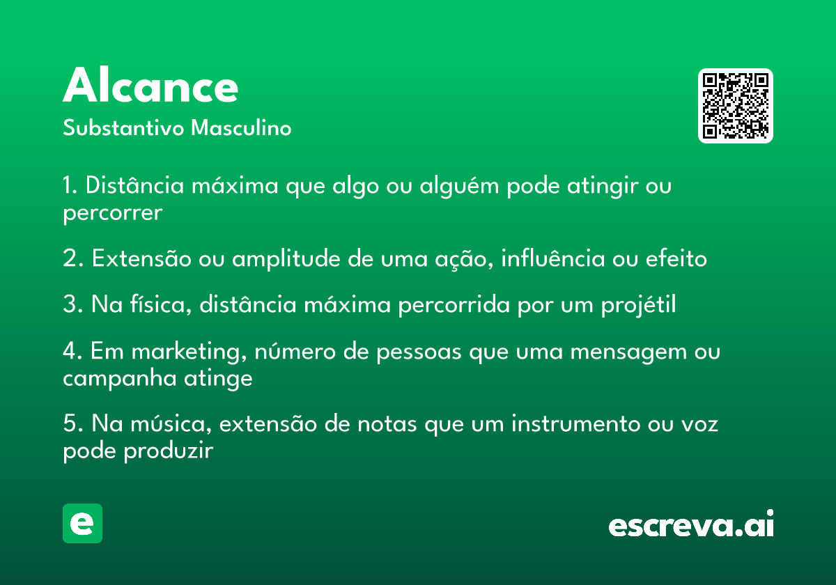 alcance