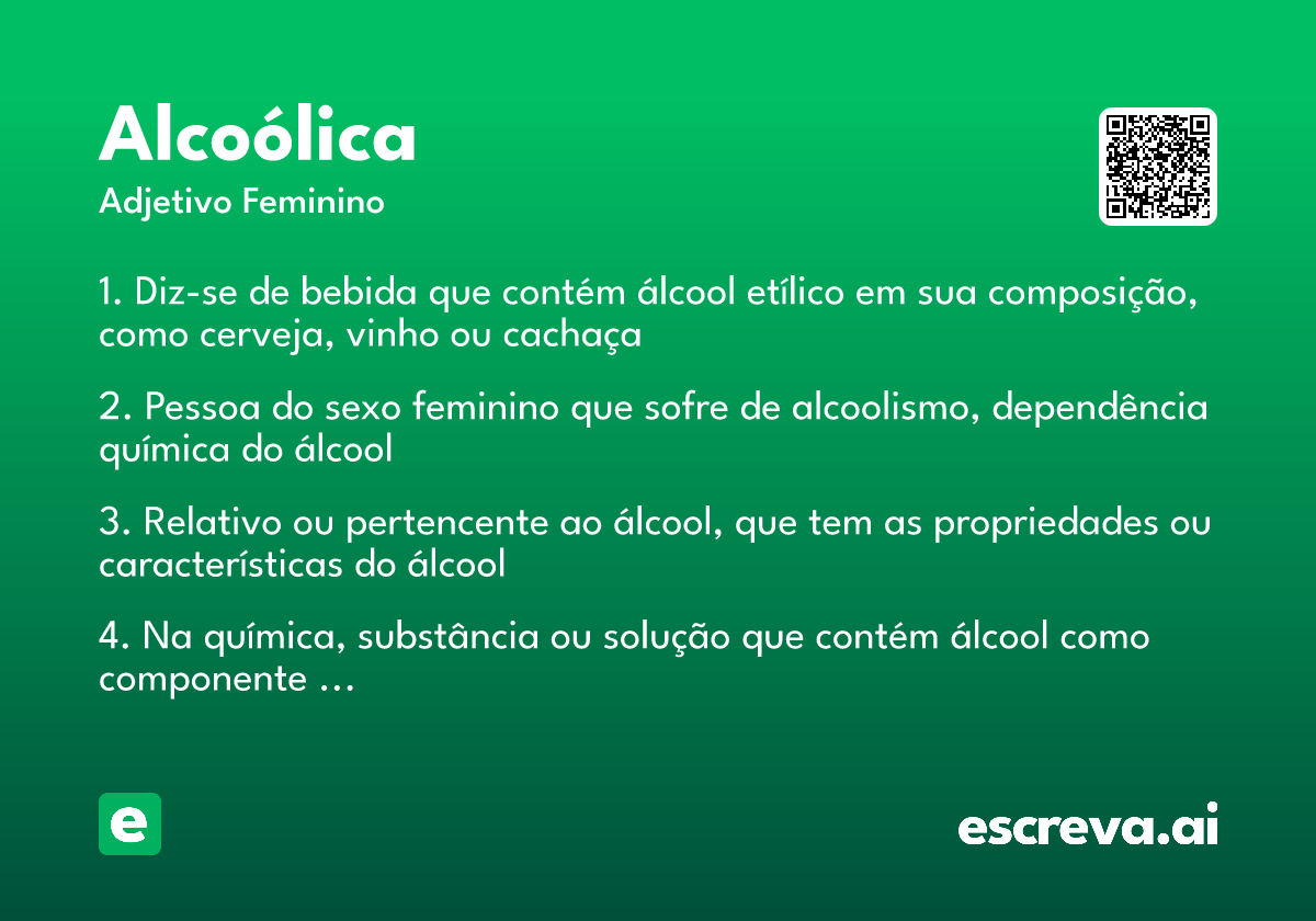 alcoólica