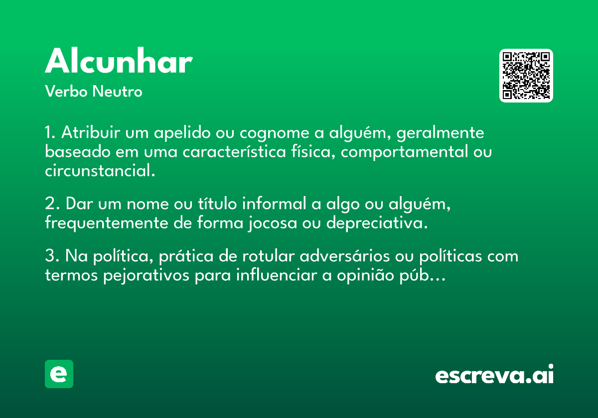 alcunhar