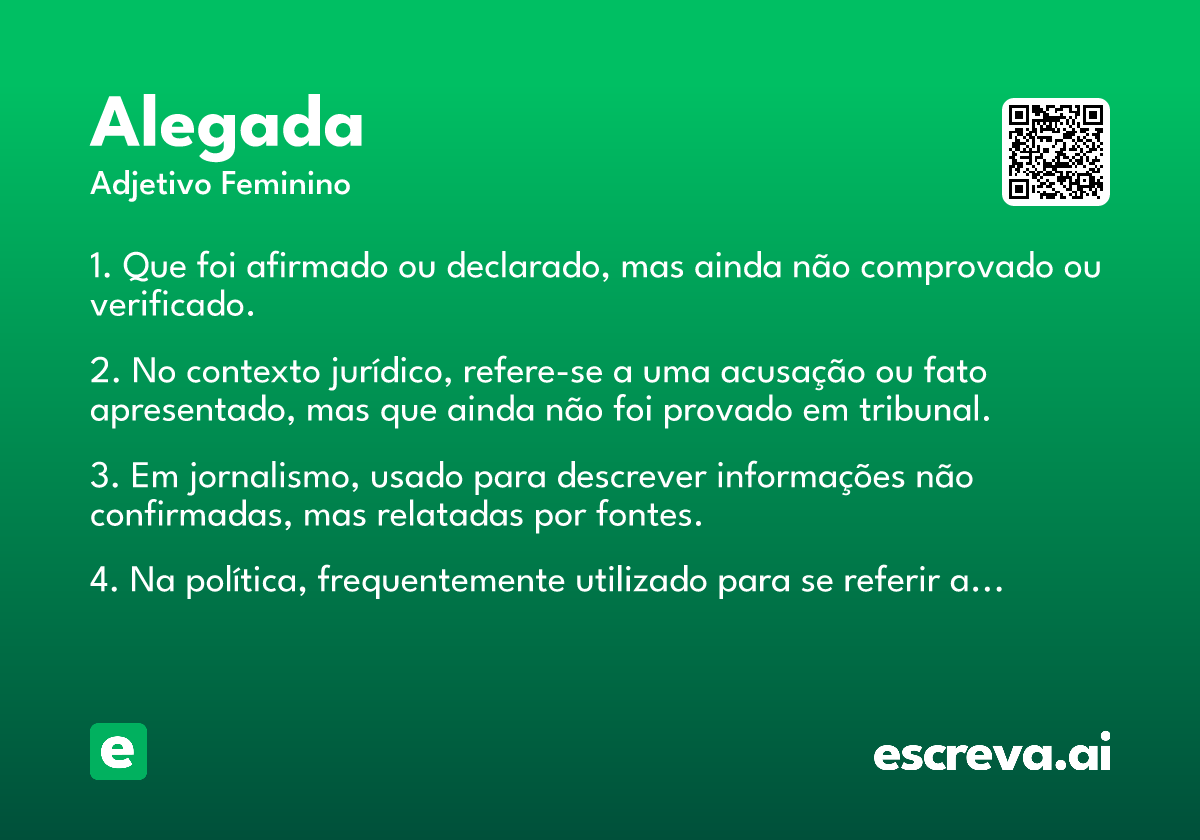 alegada
