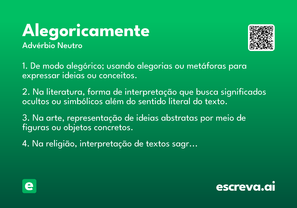 alegoricamente