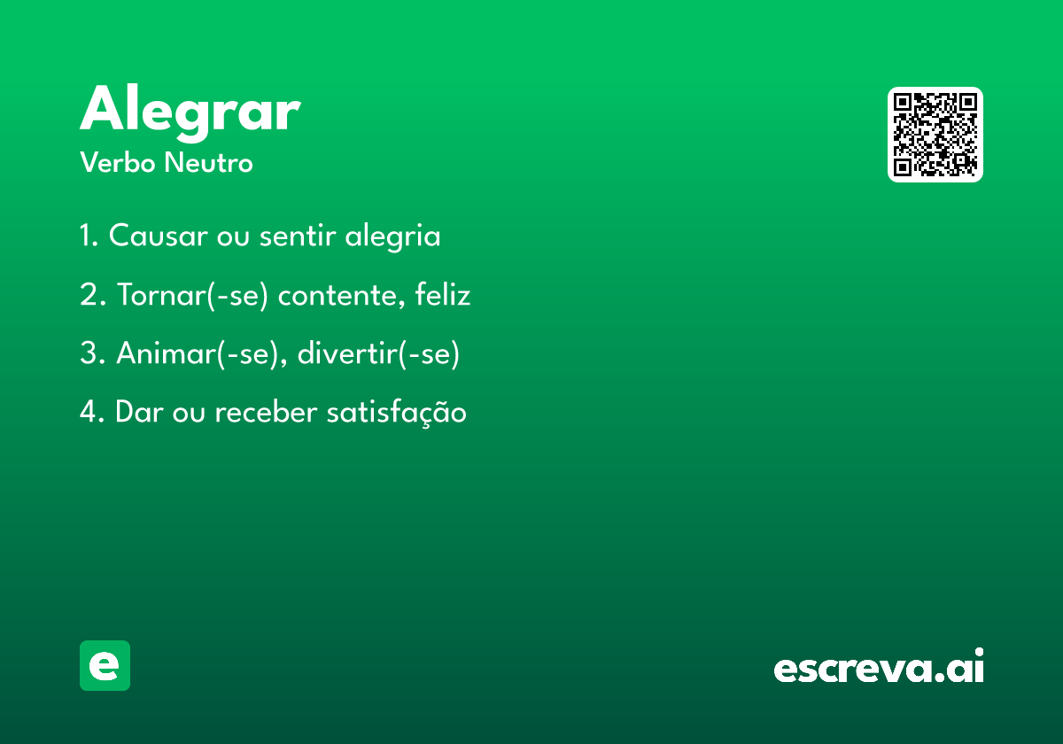 alegrar