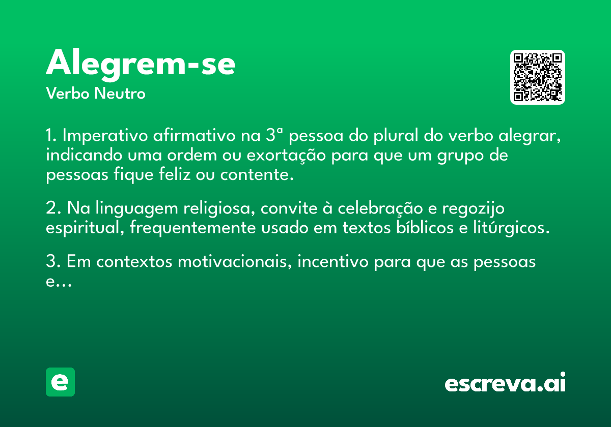 alegrem-se