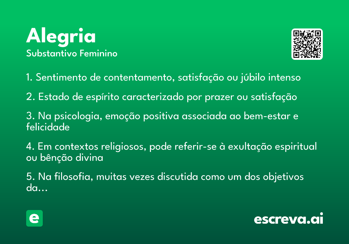 alegria