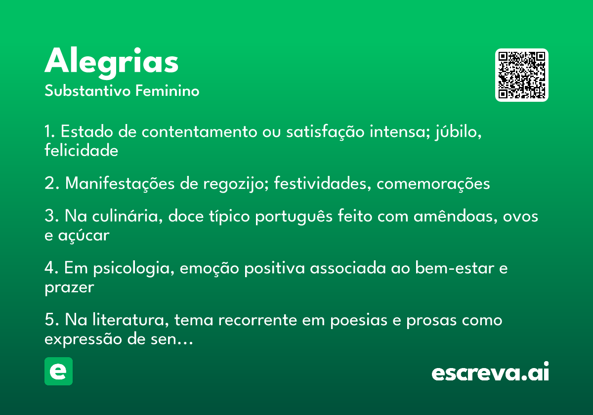 alegrias