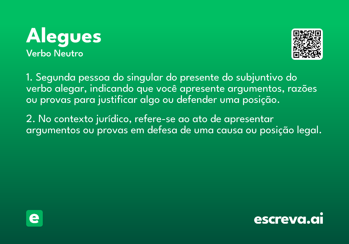 alegues