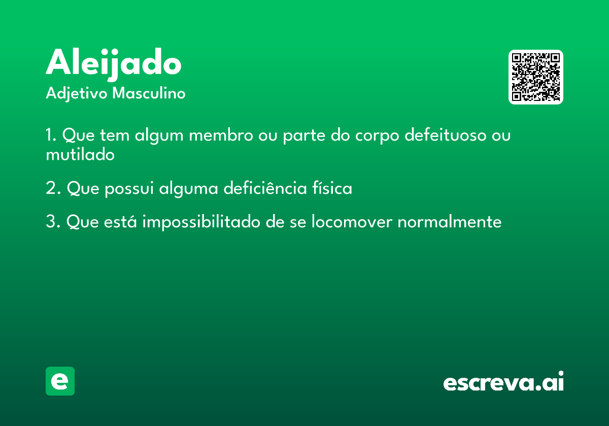 aleijado