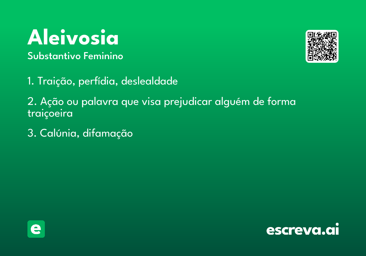 aleivosia