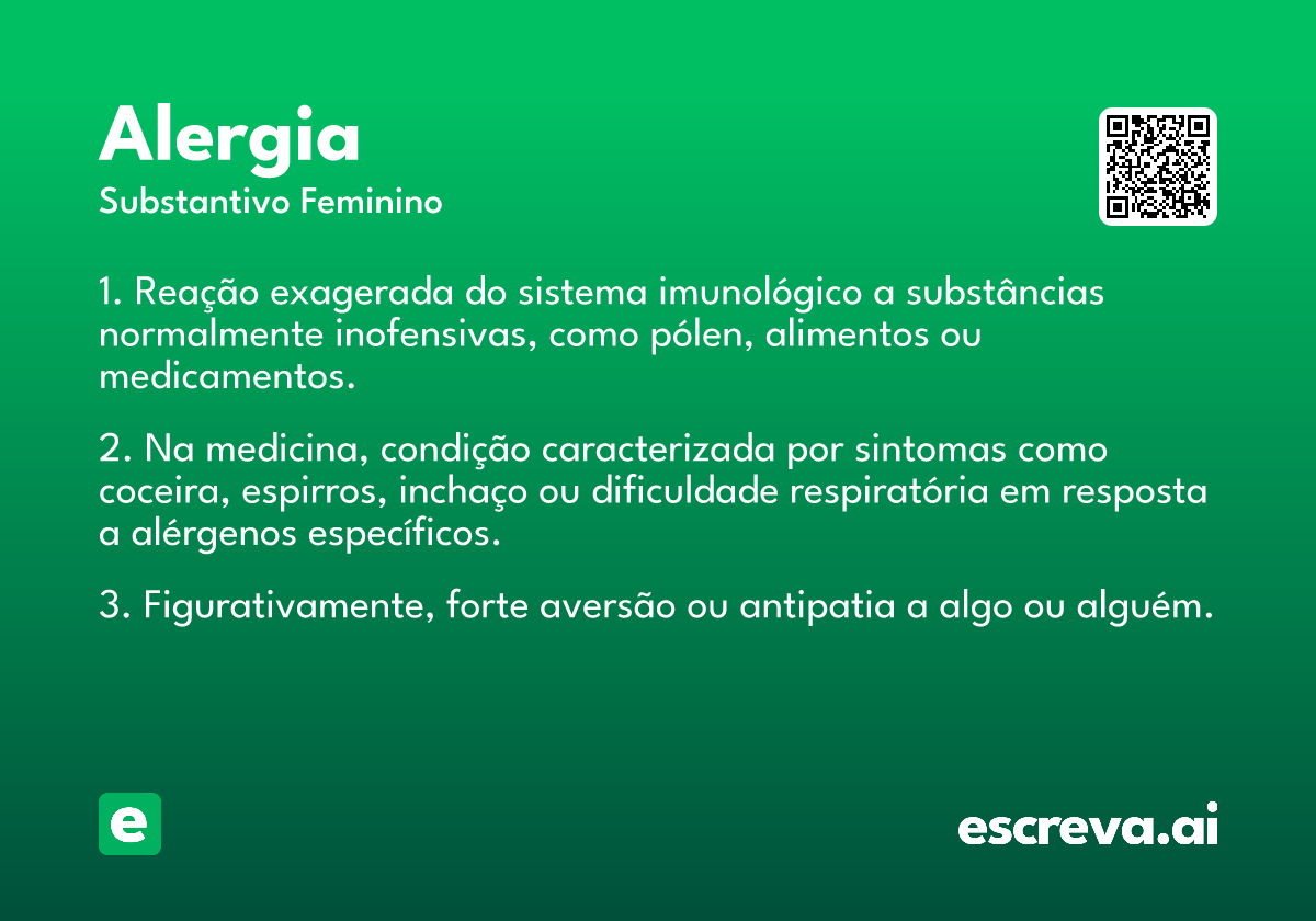 alergia