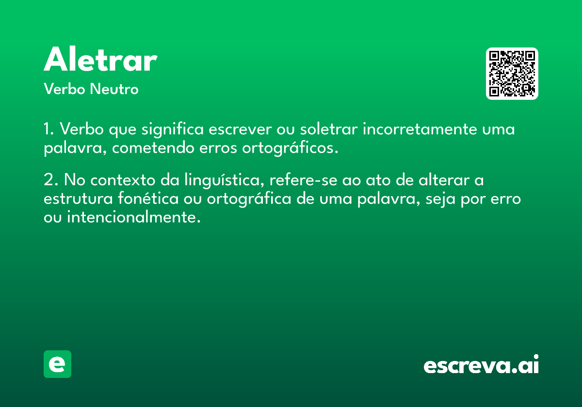 aletrar