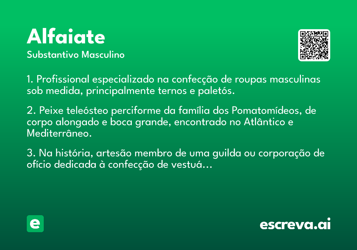alfaiate