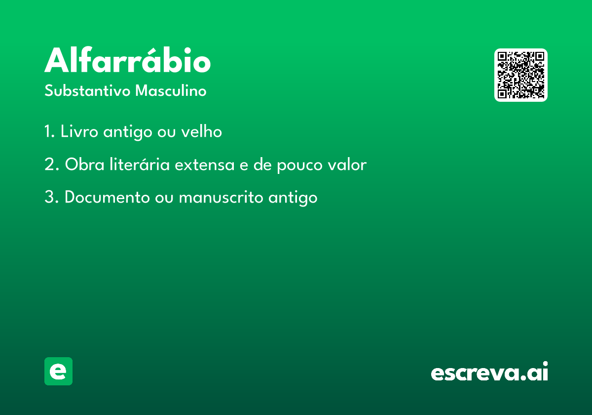 alfarrábio