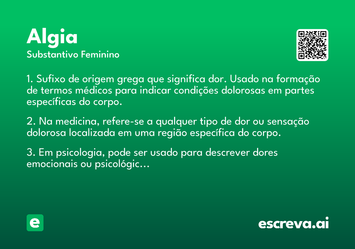 algia