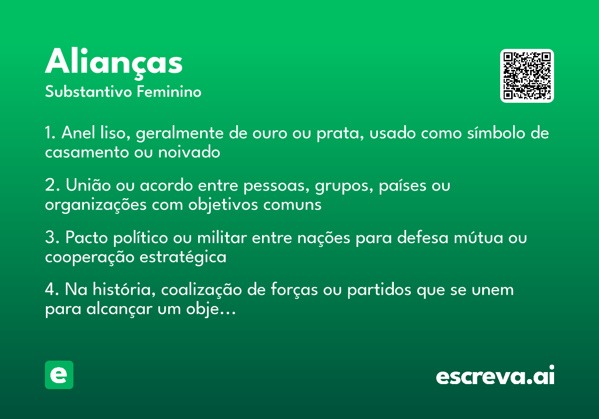 alianças