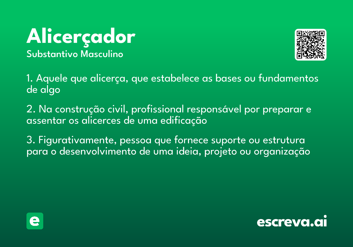 alicerçador
