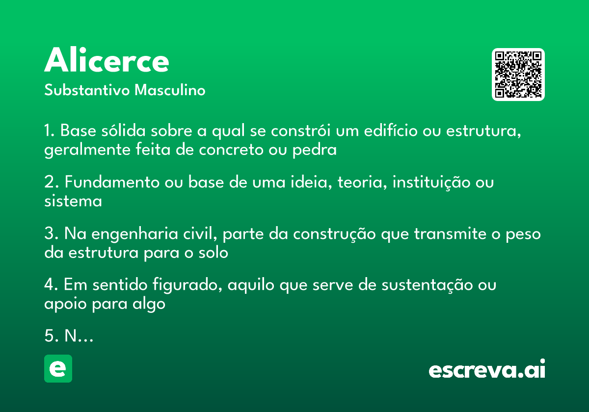 alicerce