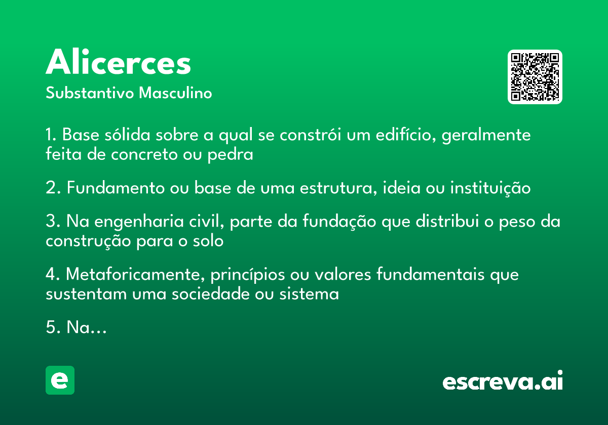 alicerces