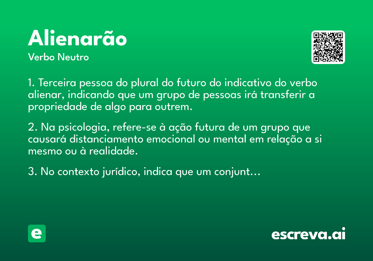 alienarão