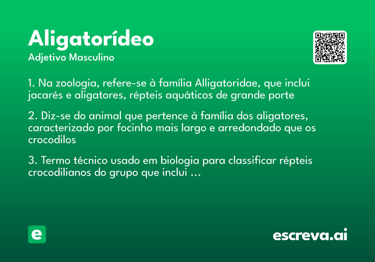 aligatorídeo