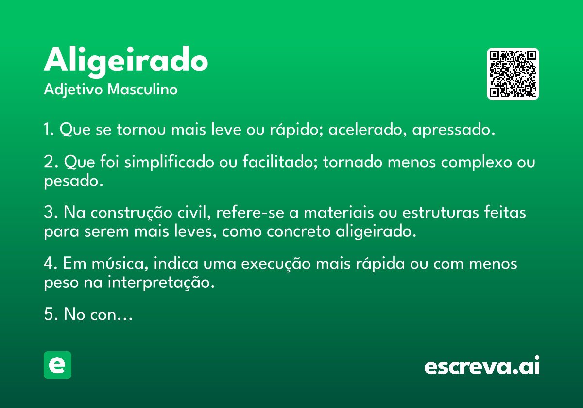 aligeirado