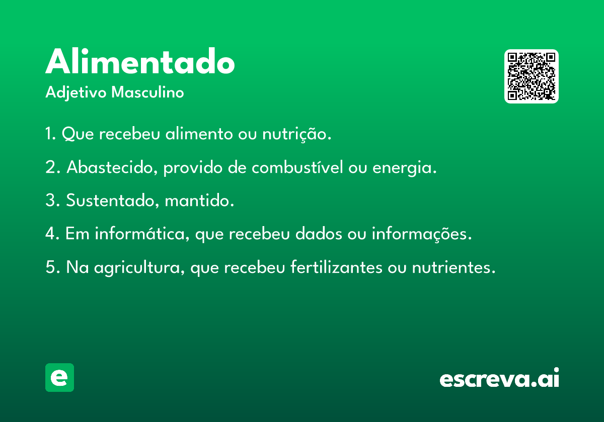 alimentado