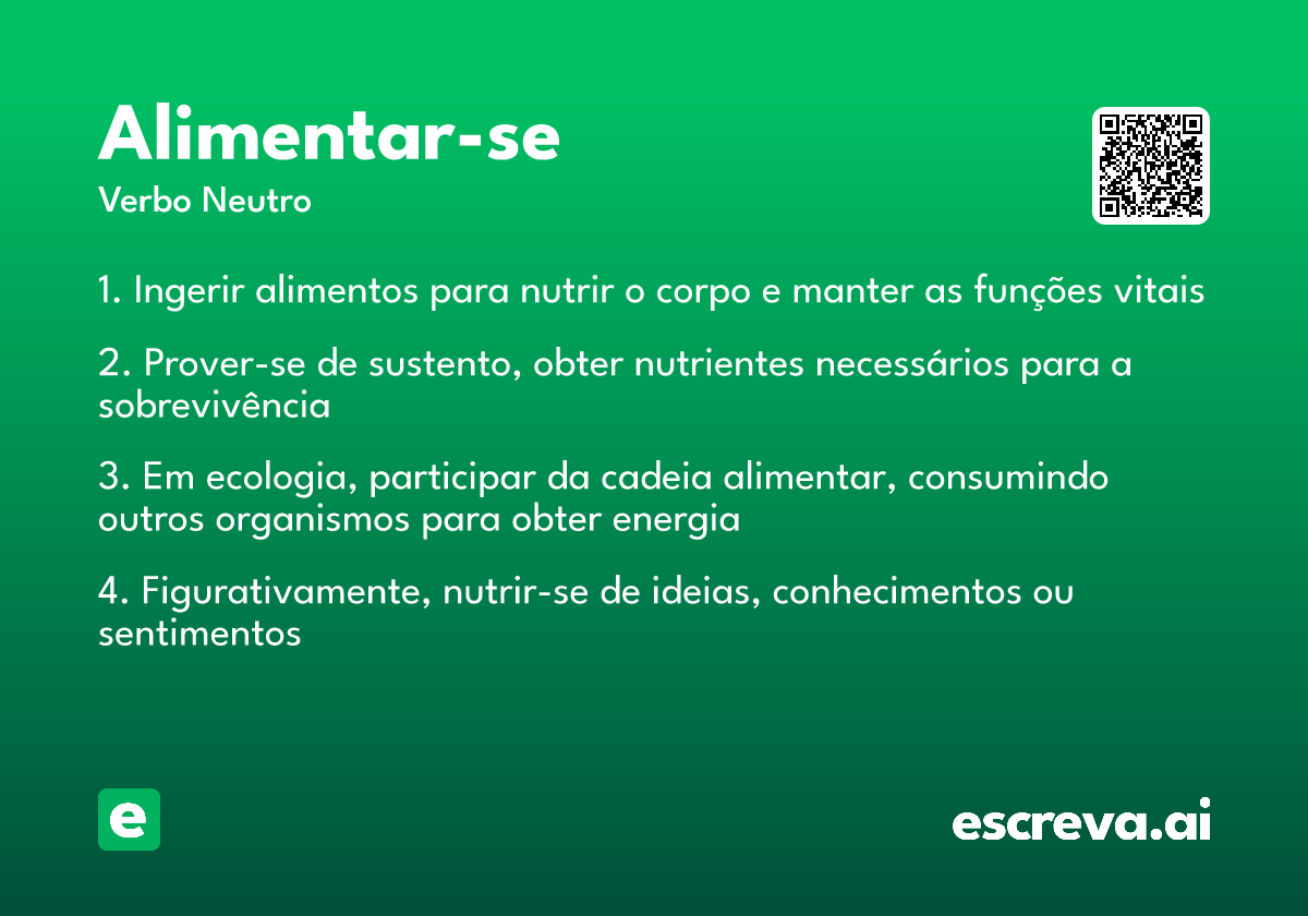 alimentar-se