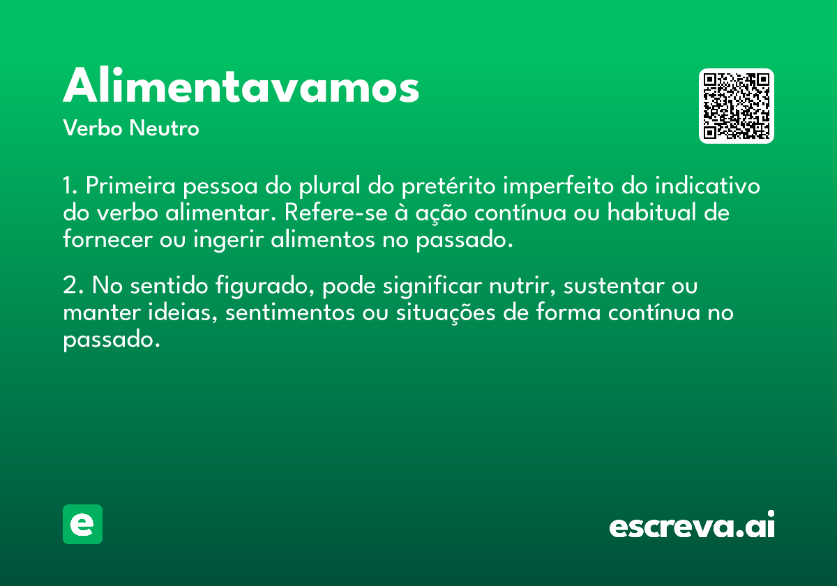alimentavamos