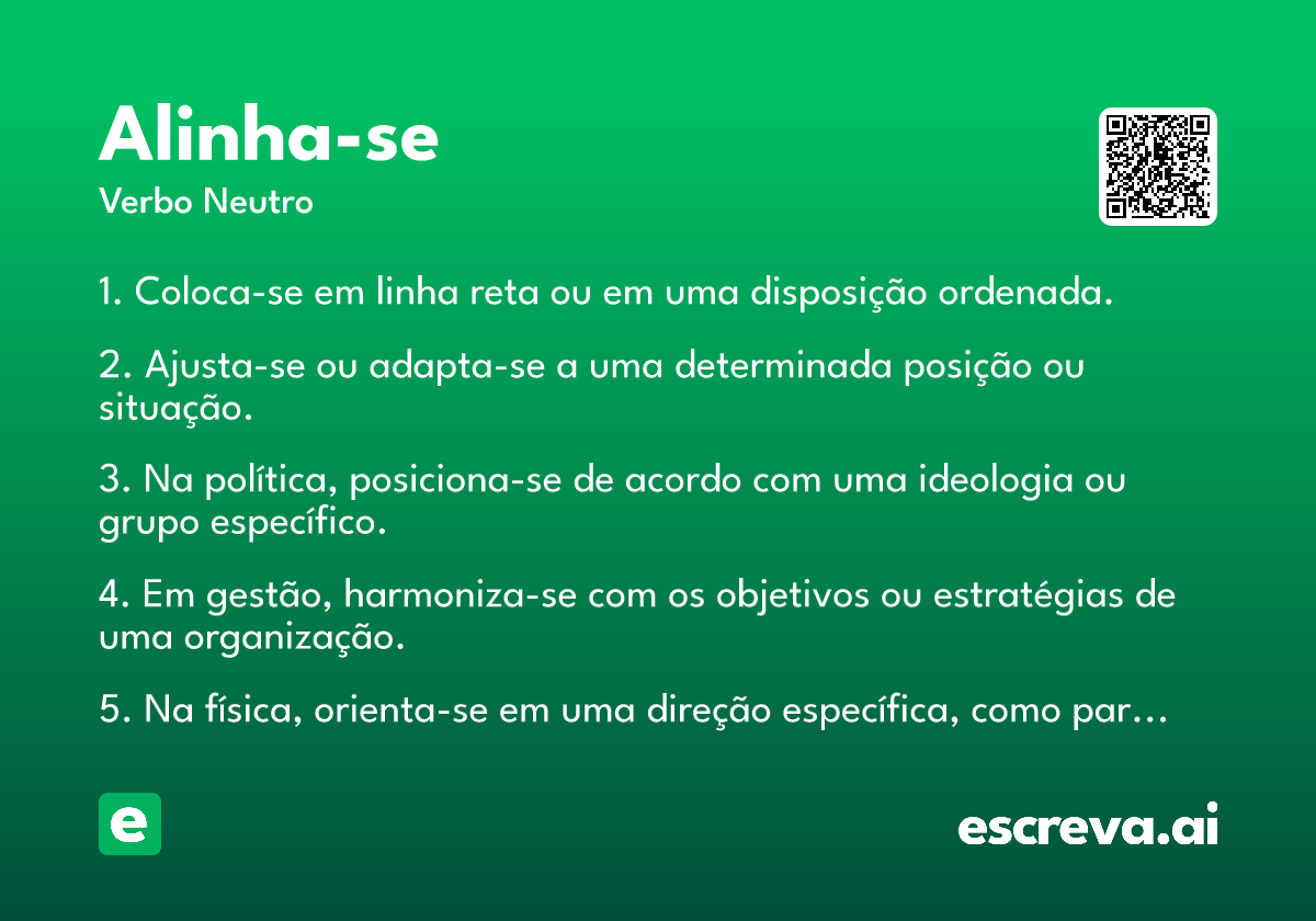 alinha-se