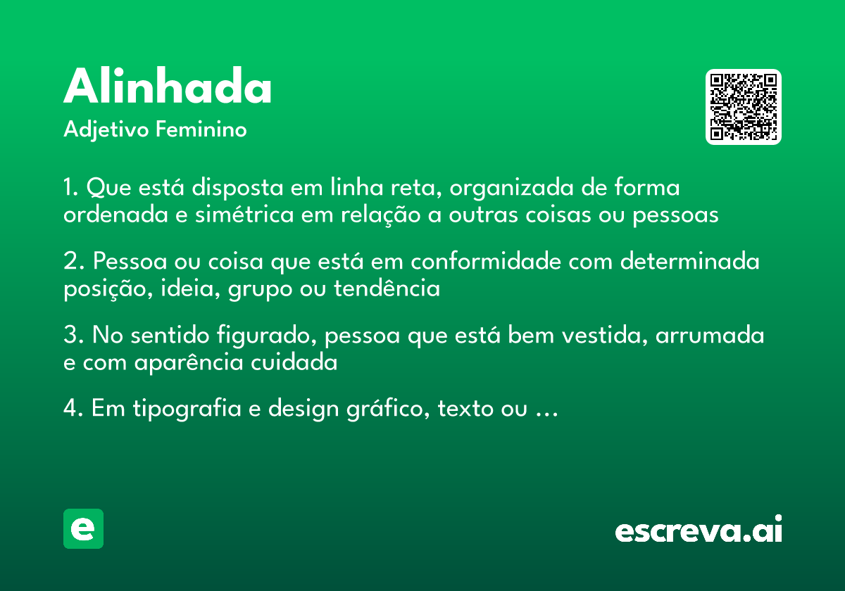 alinhada