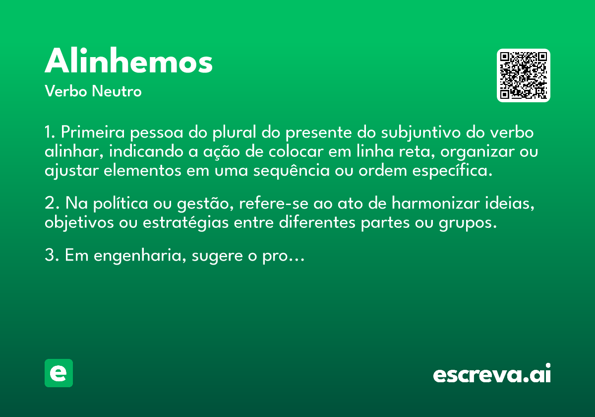alinhemos