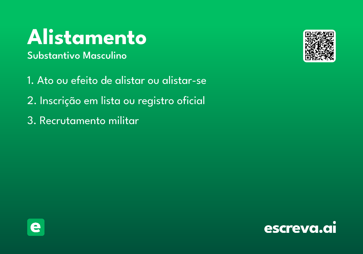 alistamento